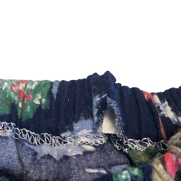 Vintage Contempo Casuals Cowboy Western Long Tiered Maxi Skirt Cotton Flannel - Picture 5 of 10